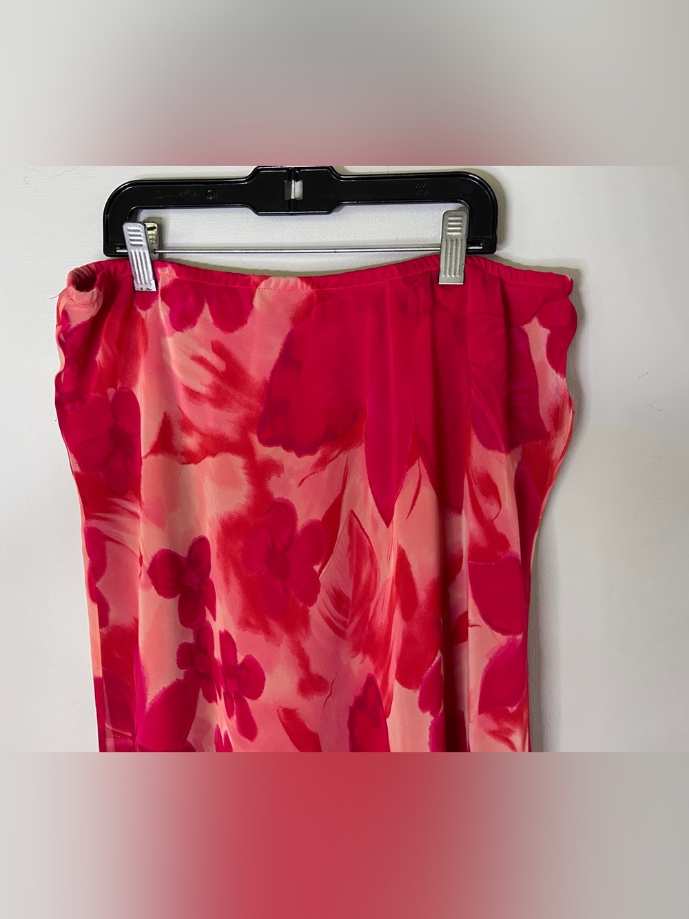 Vintage Y2K Whimsical Floral Sheer Overlay Maxi Slip Skirt Fairy Garden Party M - Picture 4 of 7